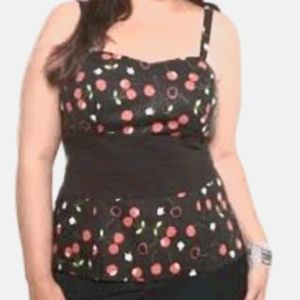 TORRID  TRIPP NYC CHERRY CORSET